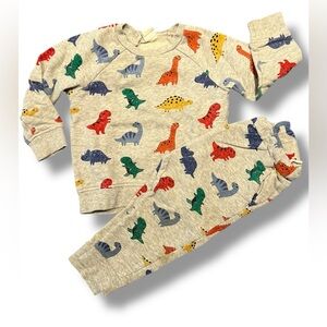 GUC H&M Dinosaur Print Kids Sweatshirt & Sweatpants - Multicolor (1.5-2 years)